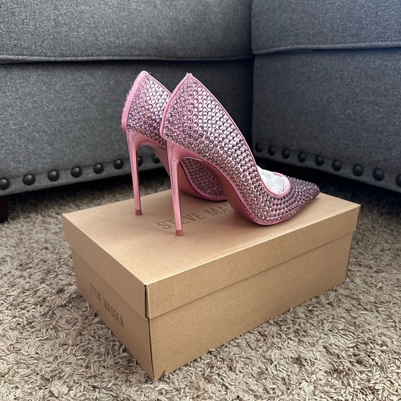 Steve Madden Vala-R Rhinestone Embellished Stiletto Heels - Picture 2 of 2